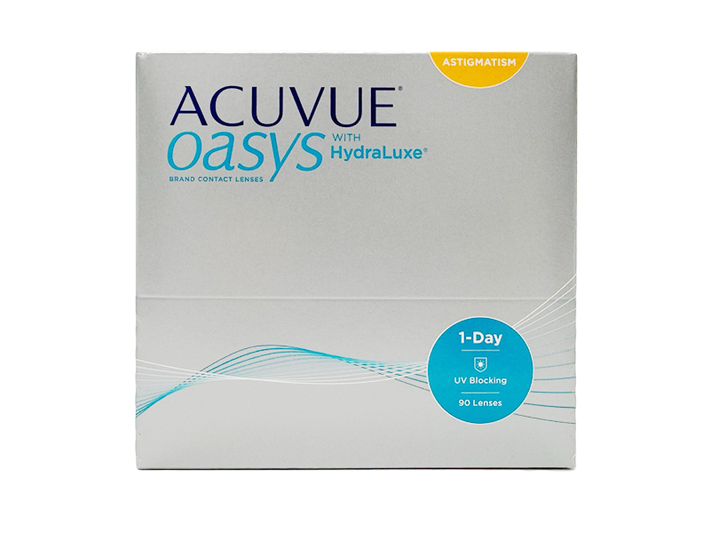 Acuvue Oasys 1-Day with HydraLuxe Astigmatism 90 Pack